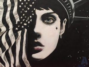 Liberty sous la banniere etoilee