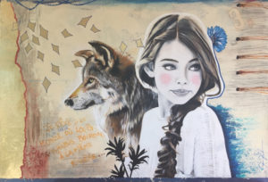 Une jeune fille et son loup